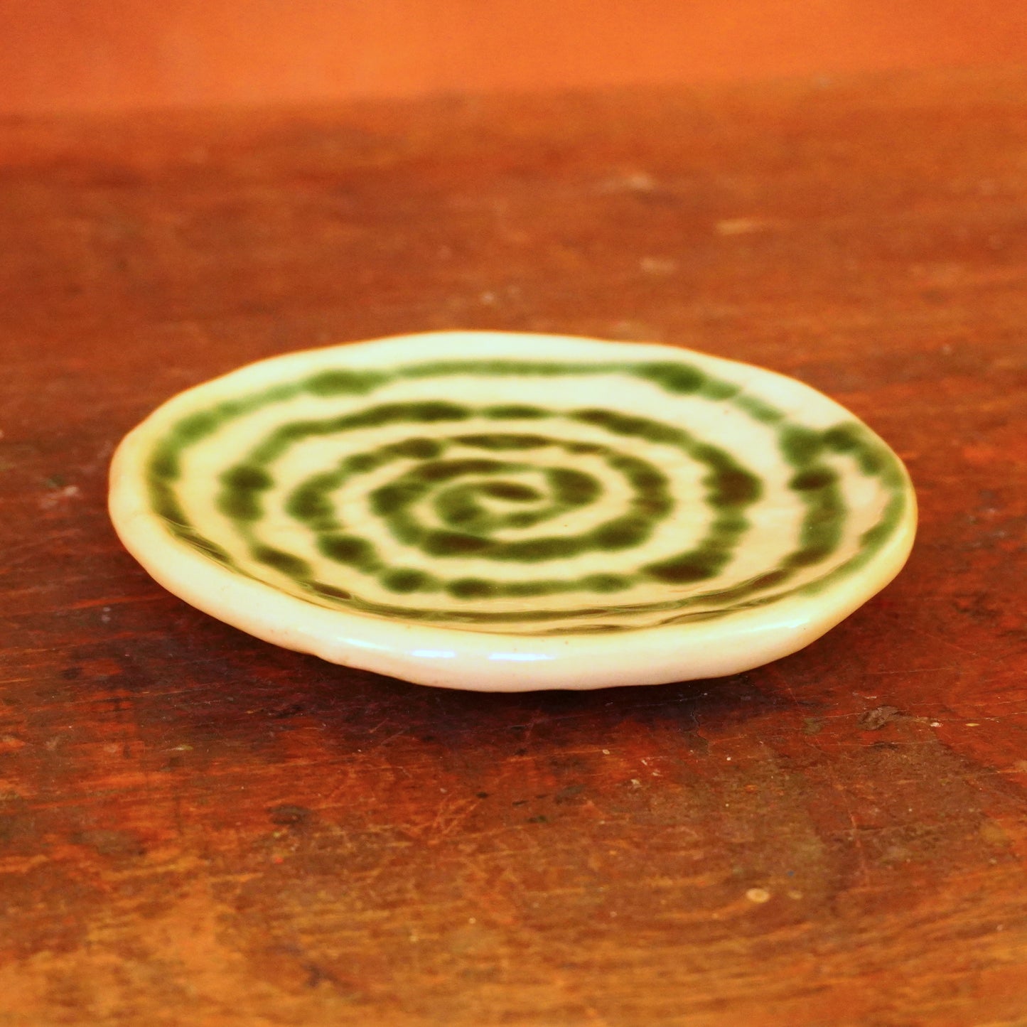 spiral dessert plate