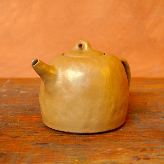burnished teapot