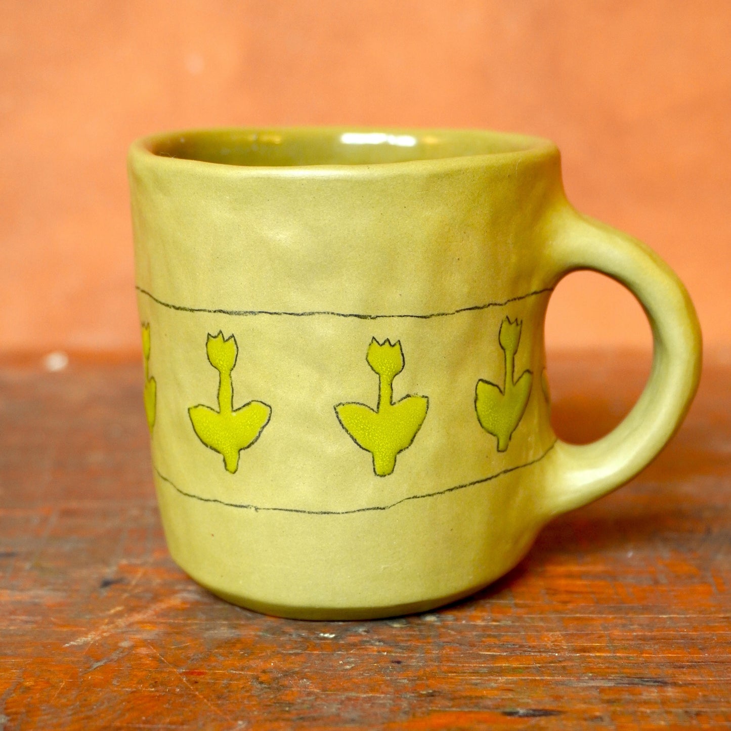 tulips - green