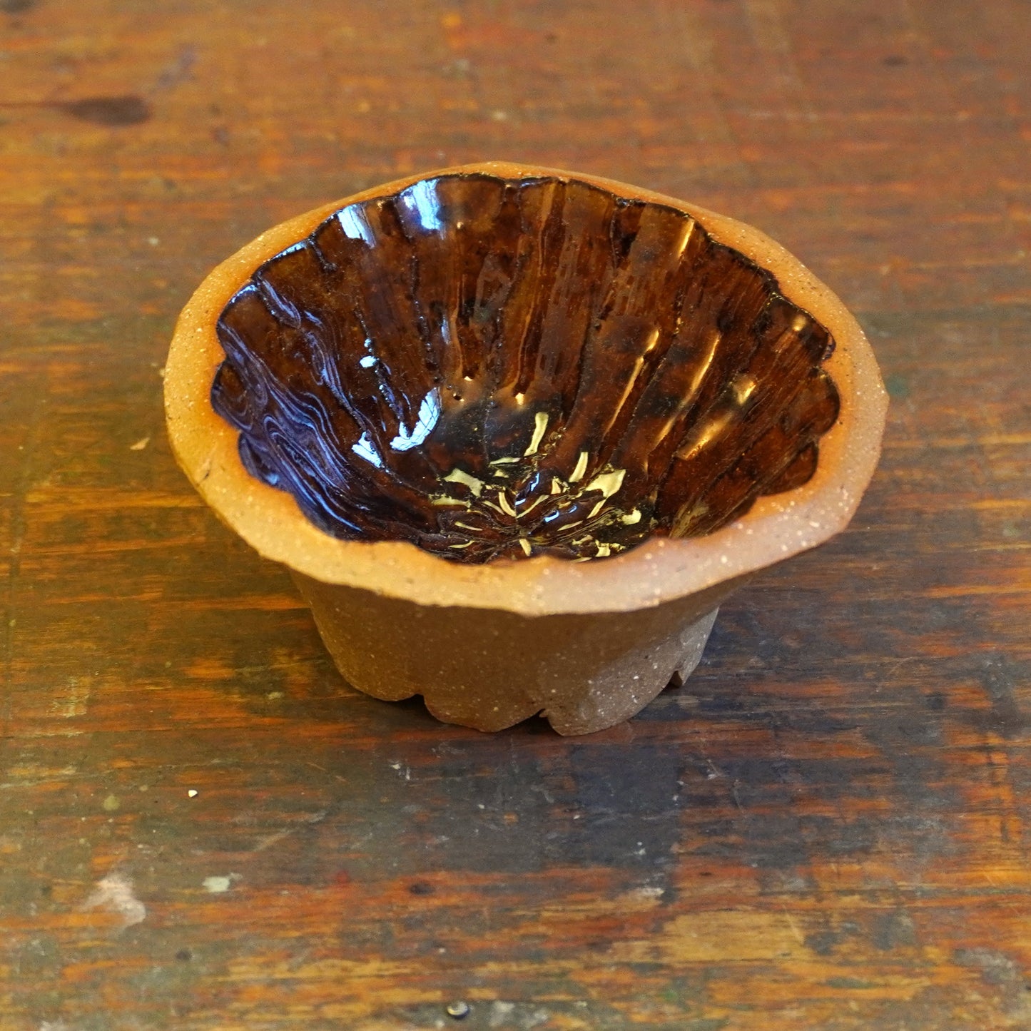rock clay dish