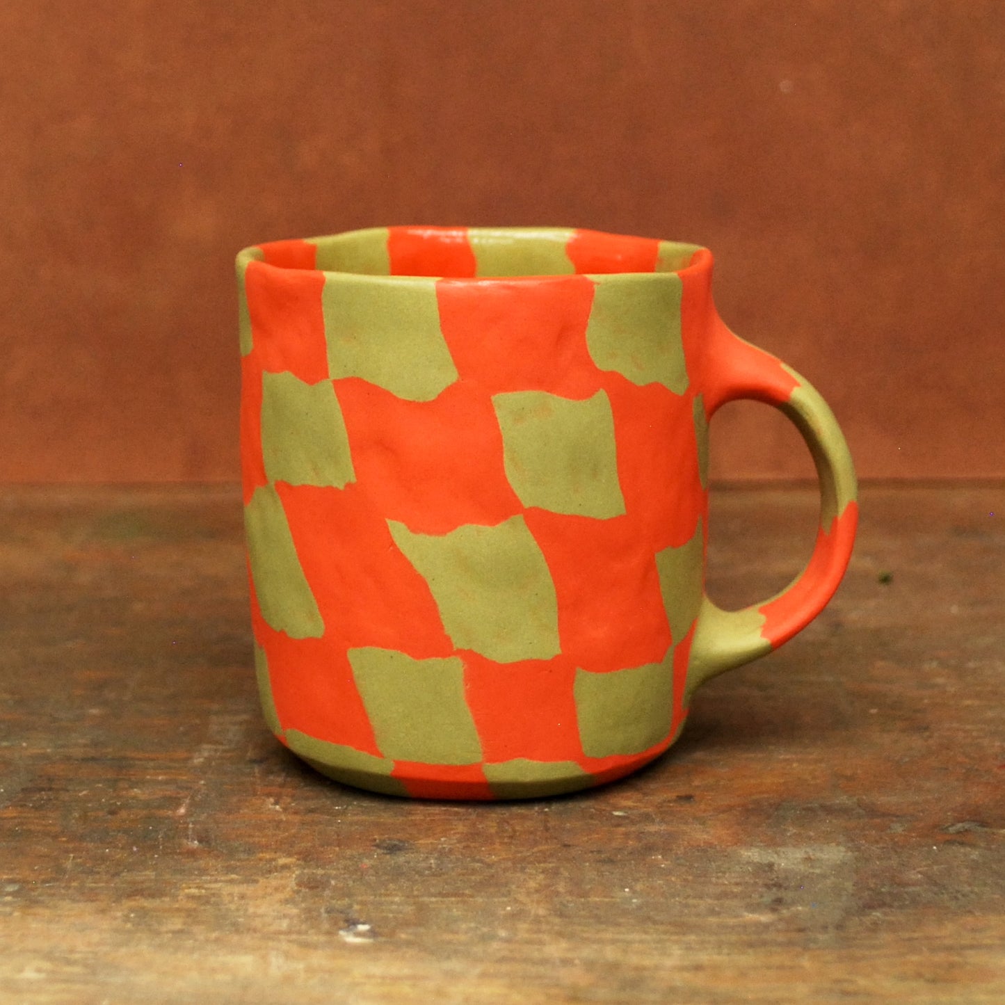 green & orange