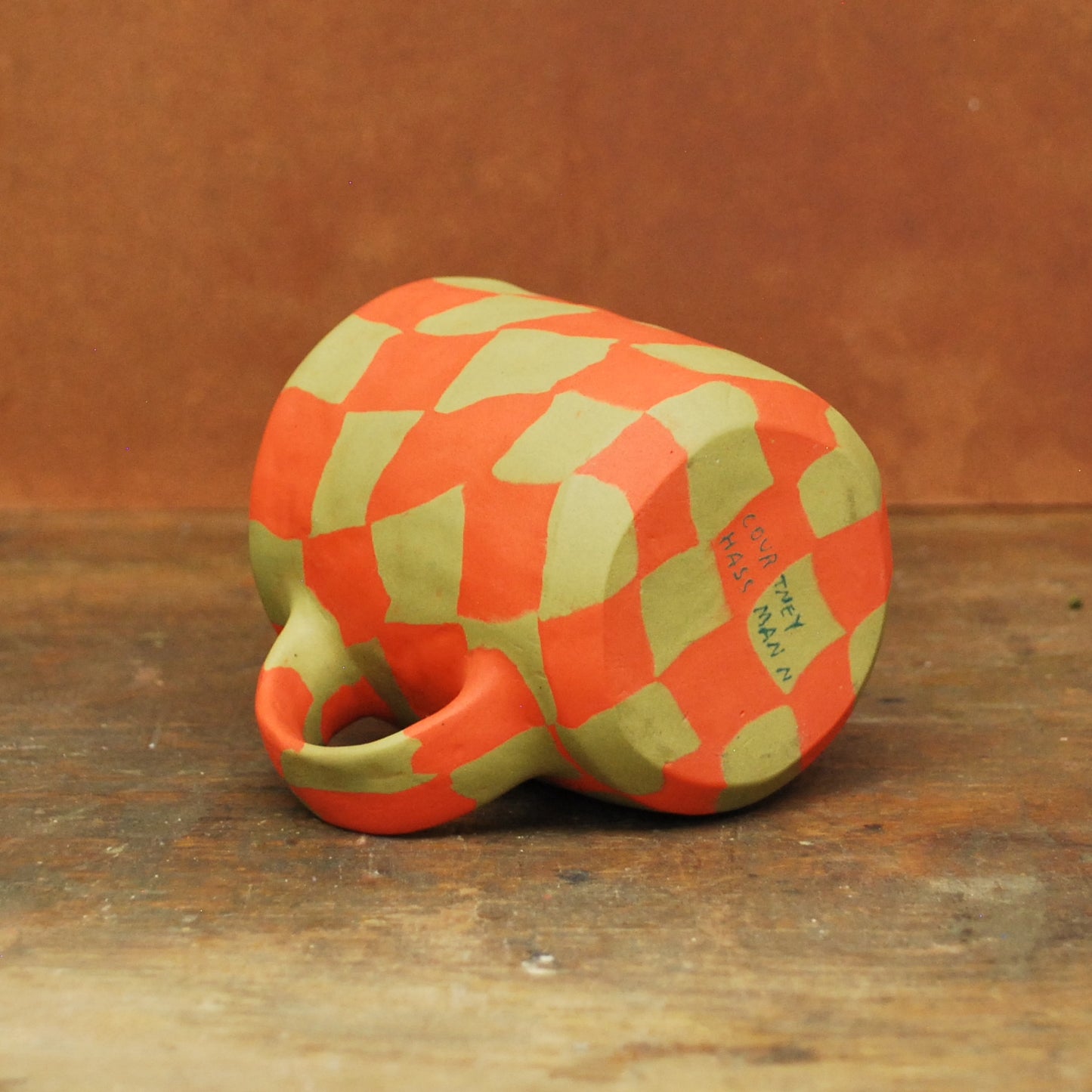 green & orange