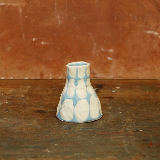 candle holder - blue