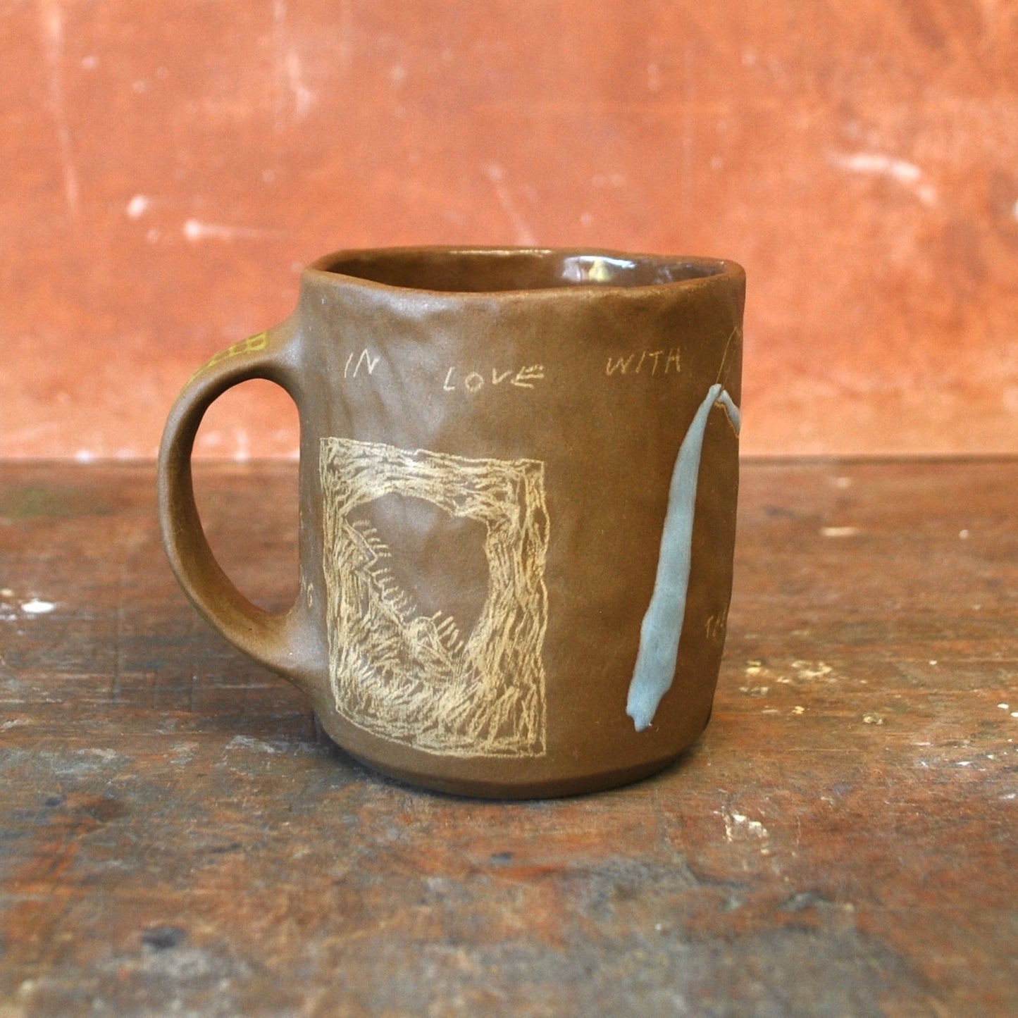an empty cup