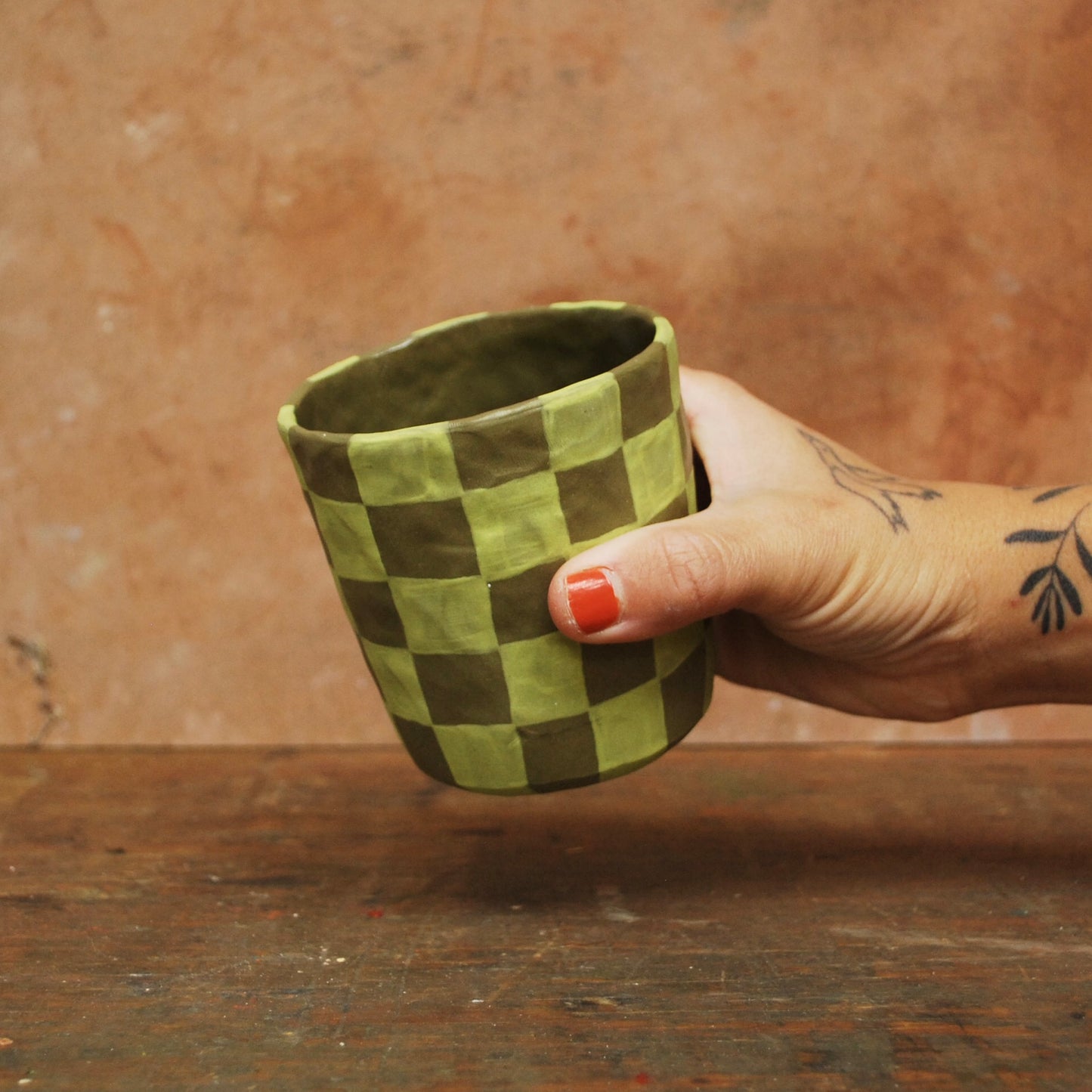 chartreuse checks
