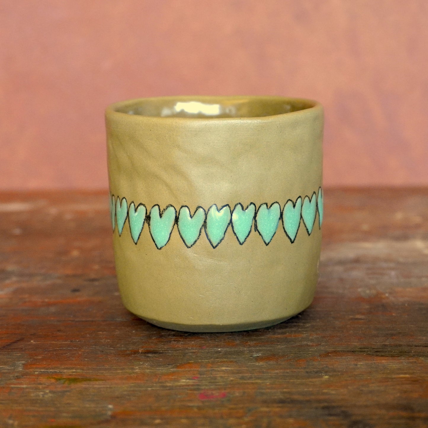 string of hearts cup