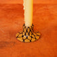 candle holder - khaki net