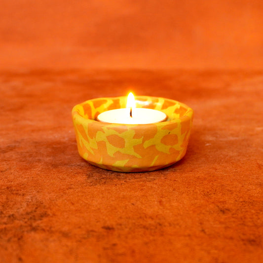 starflower tea light holder