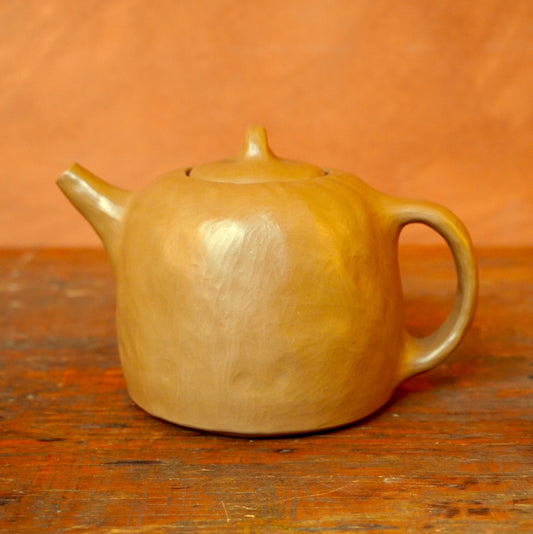 burnished teapot