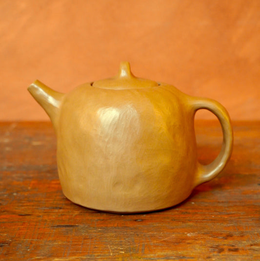burnished teapot