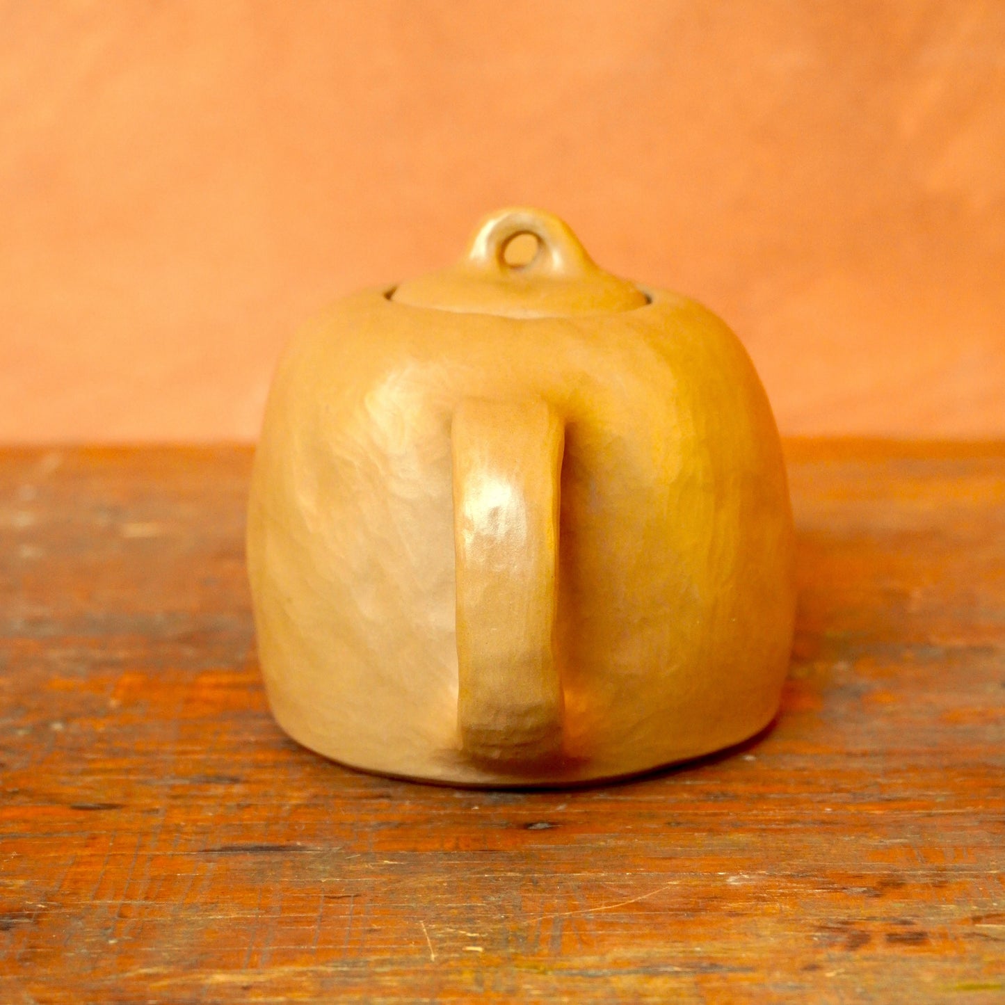 burnished teapot