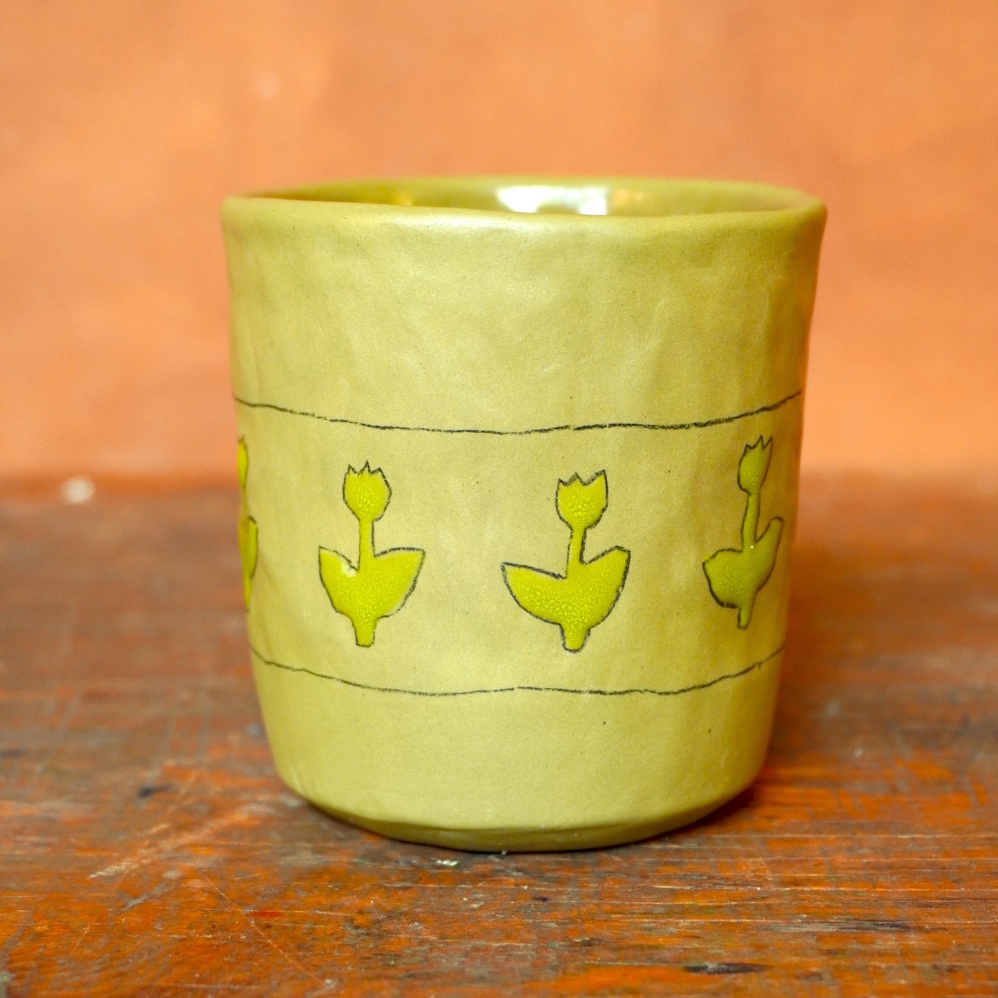 tulips - green