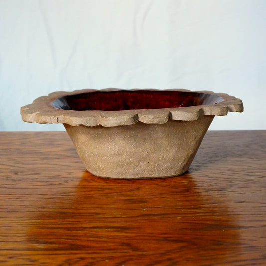 scalloped bowl