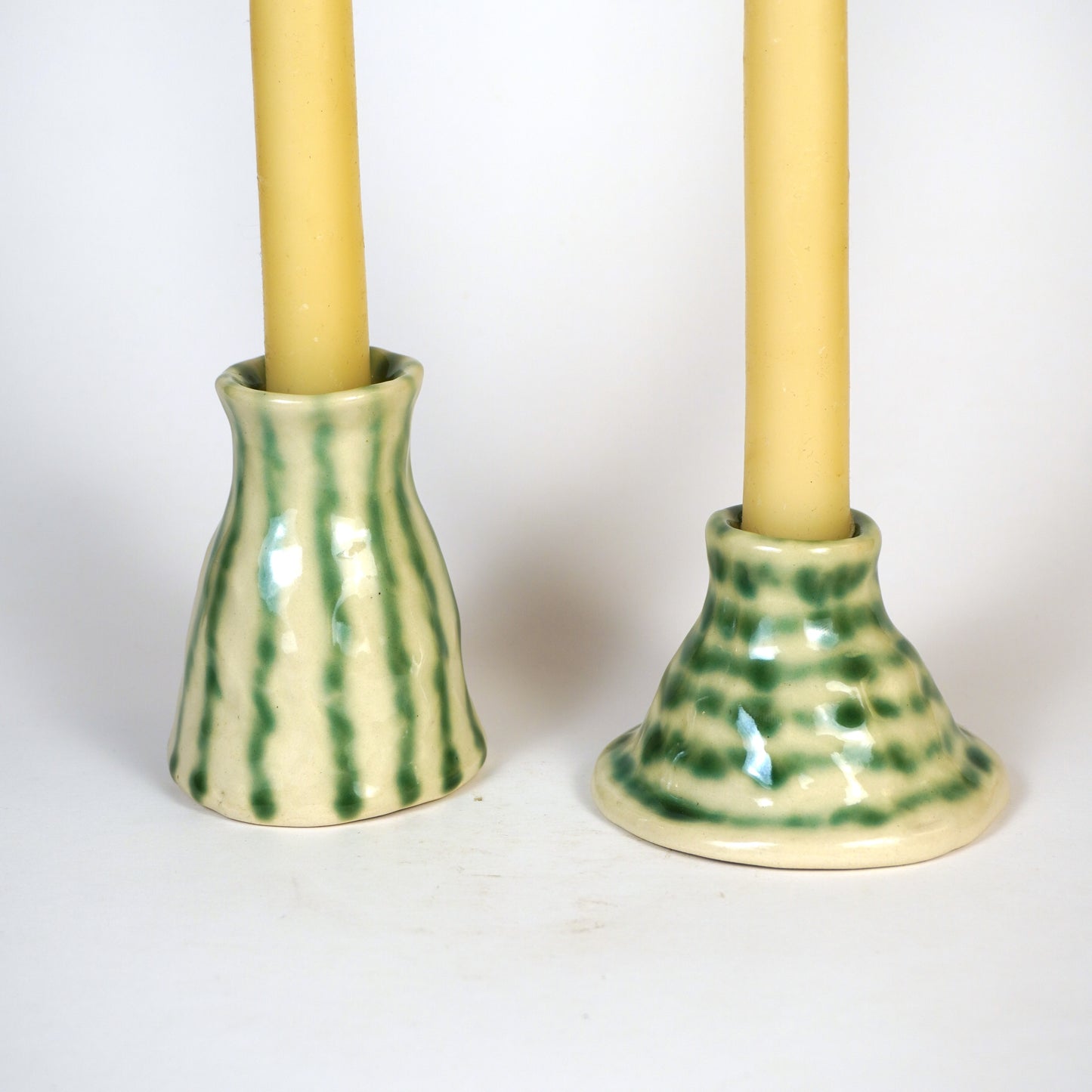 stripes candle holder set