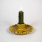 khaki candle holder