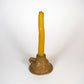 rock clay candle holder