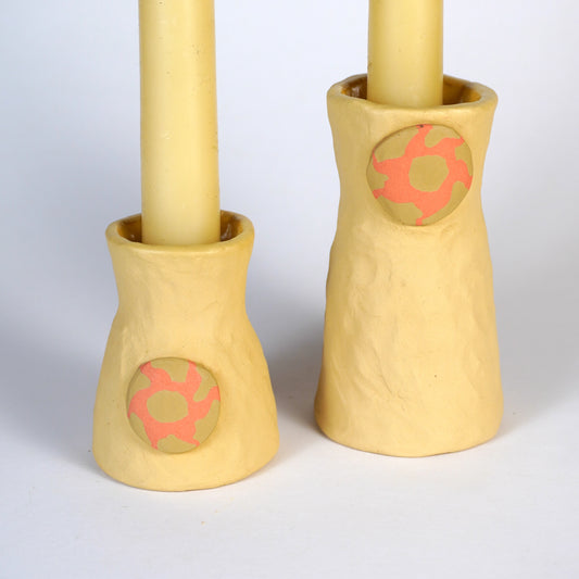sun token candle holder set