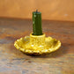 khaki candle holder