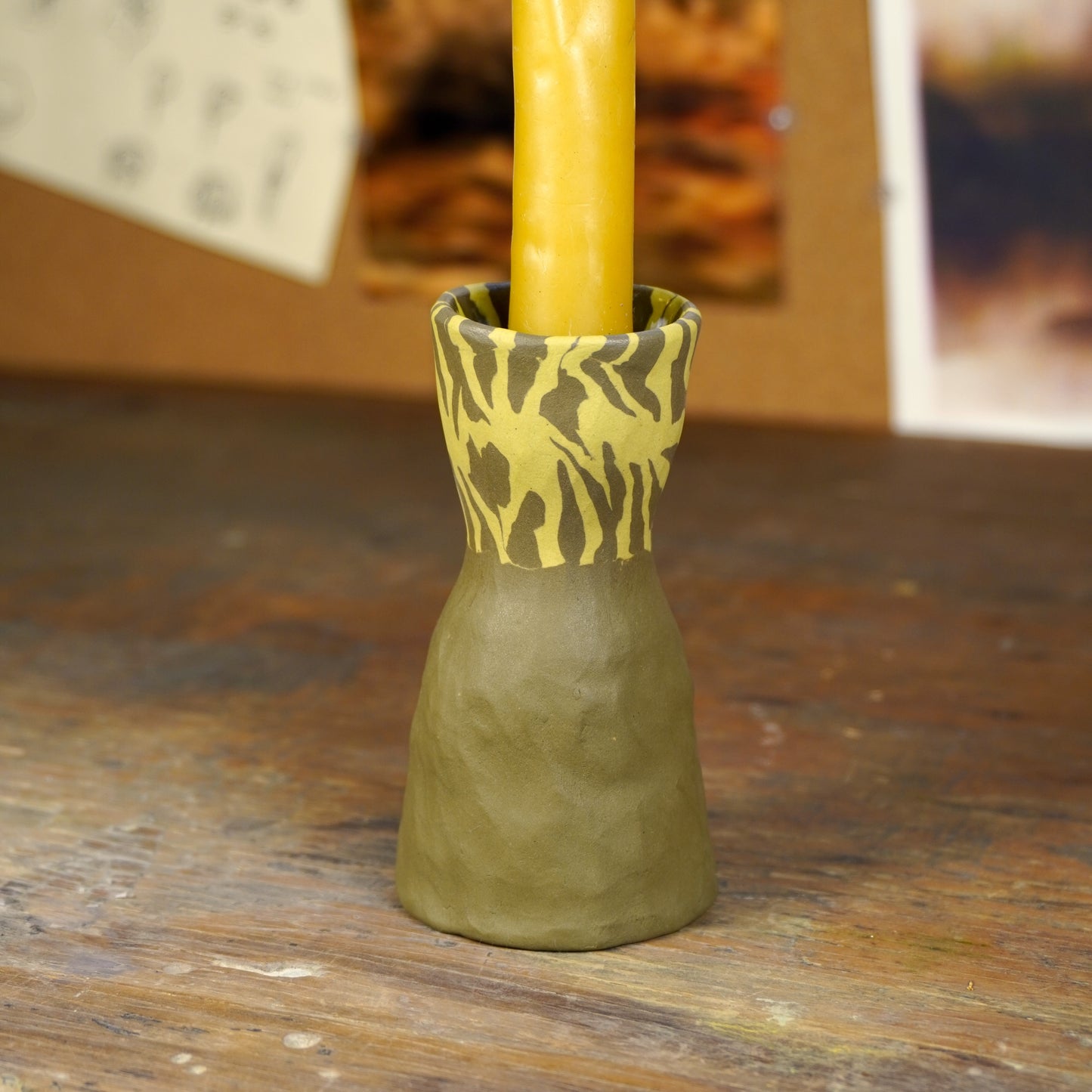 fireworks candle holder