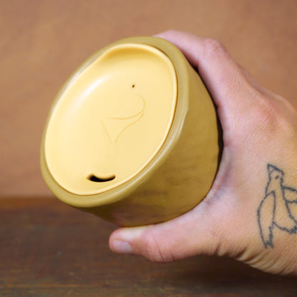 to go cup- khaki