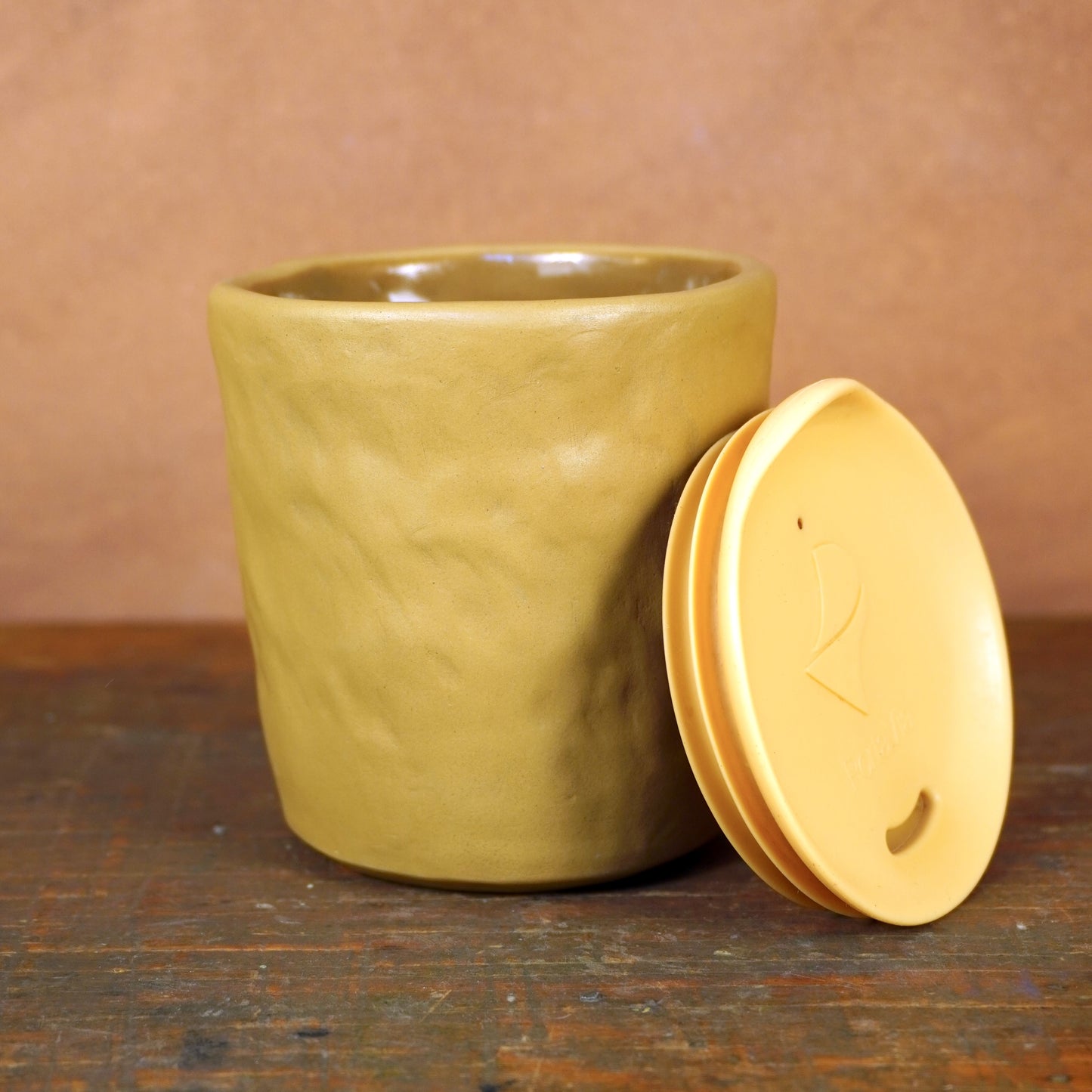 to go cup- khaki