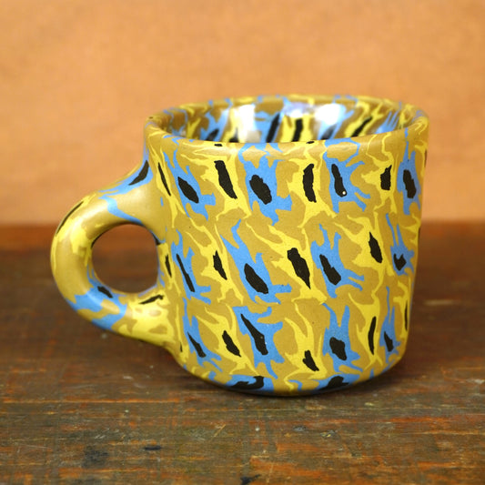 baby blue & chartreuse II