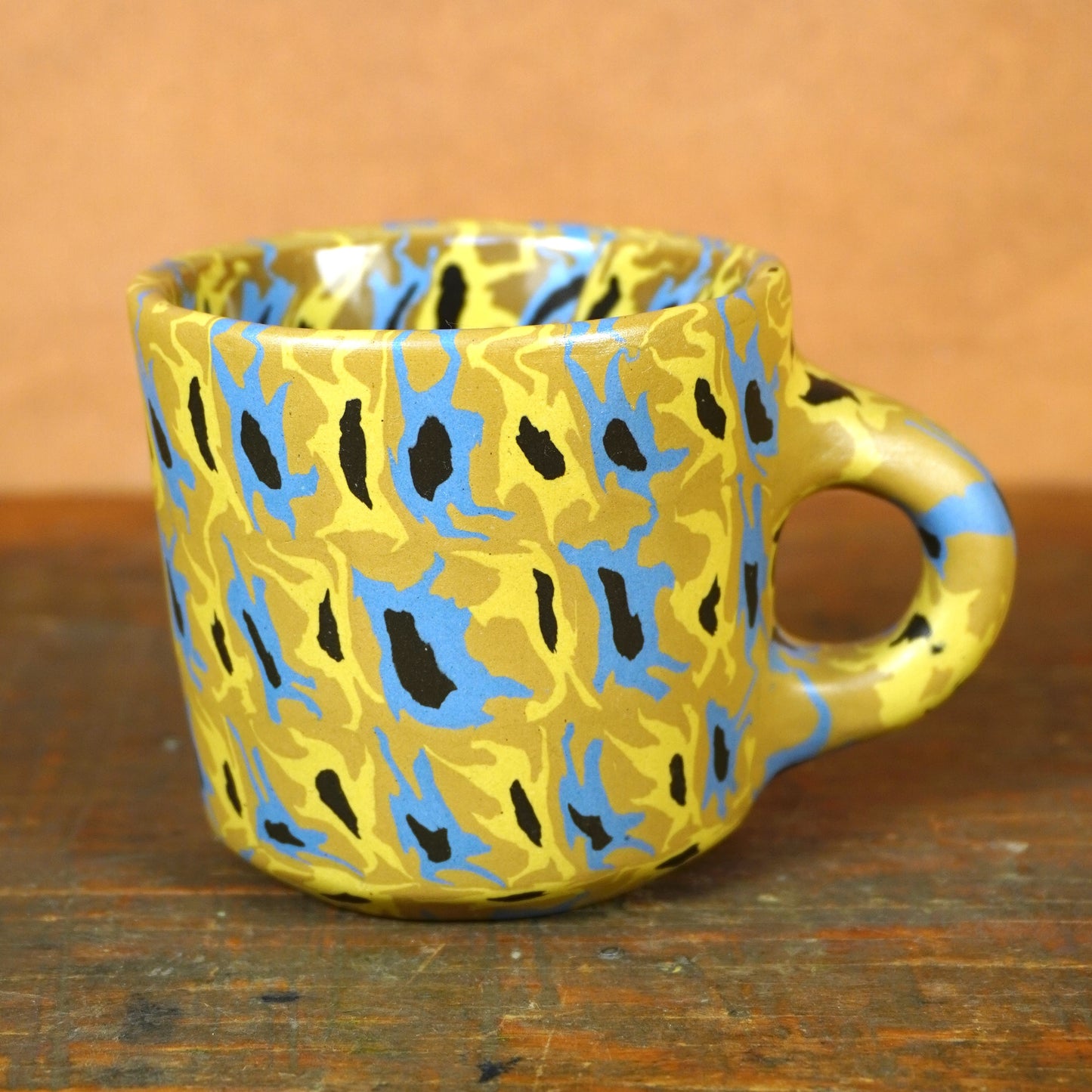 baby blue & chartreuse II