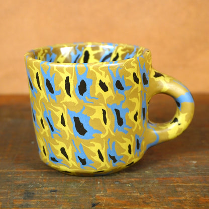 baby blue & chartreuse II