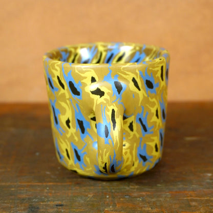 baby blue & chartreuse II