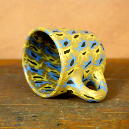 baby blue & chartreuse II