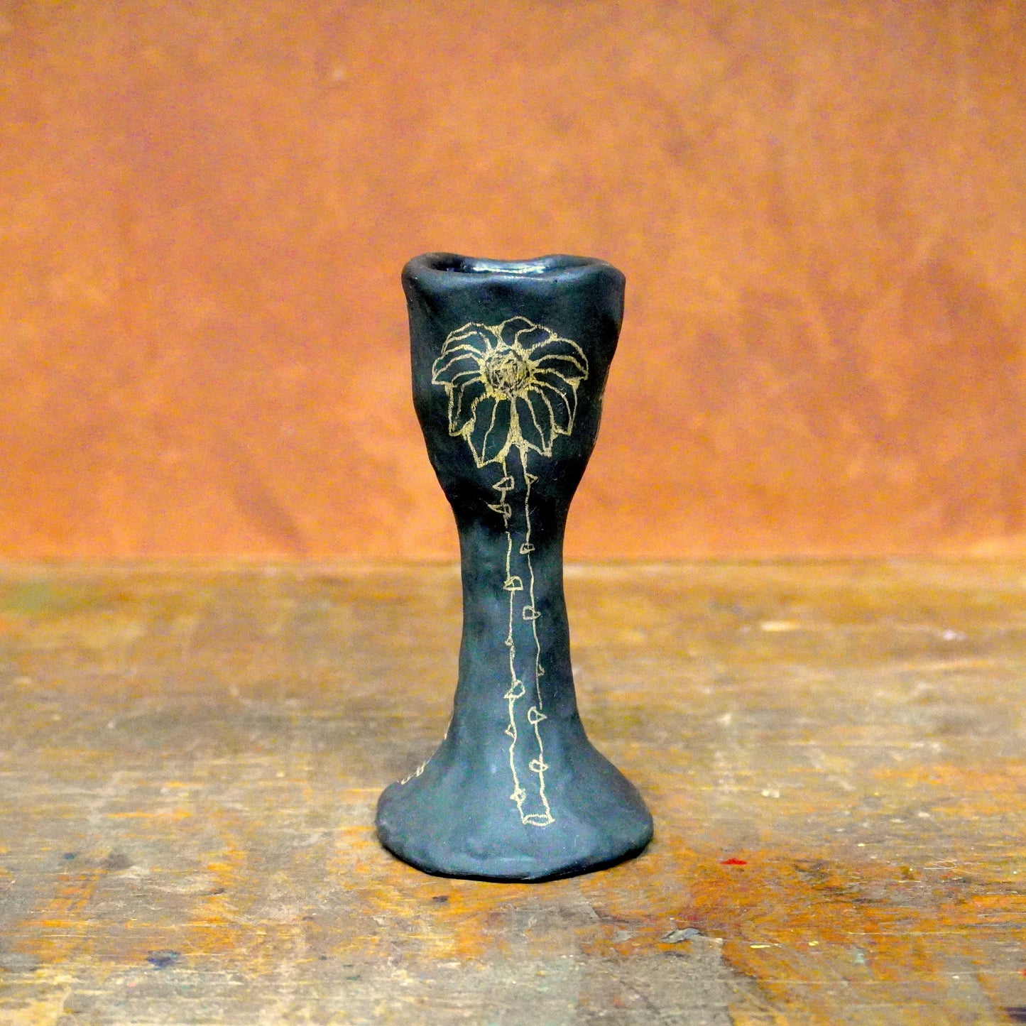 flower candle holder