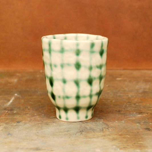 blurry grid cup