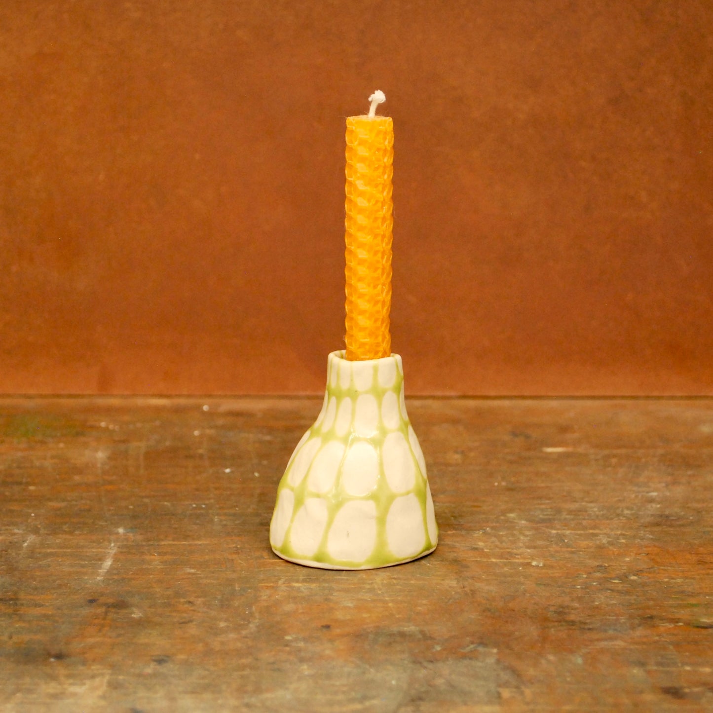candle holder - lime